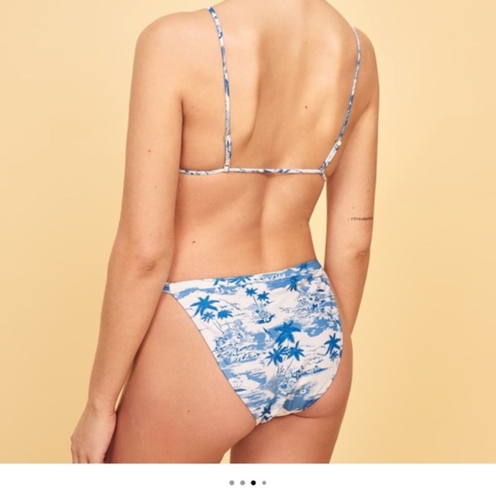Reformation Swimwear Island Print Bikini Bottoms size medium (new without tags) - Picture 8 of 8